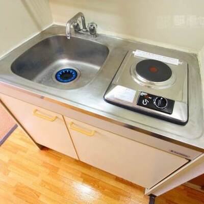 1口電気コンロあります。（イメージ写真）