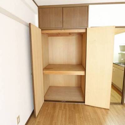 押入れタイプの大きな収納です。