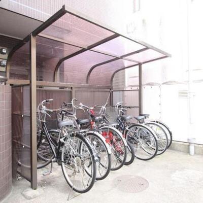 駐輪場です。