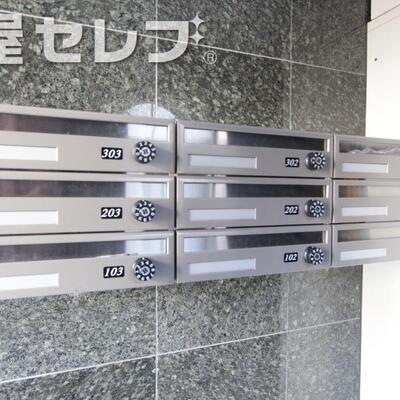 ダイヤル式ポスト。