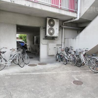 駐輪場です。