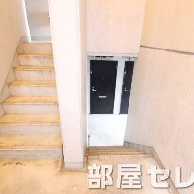 きれいにしている階段です。